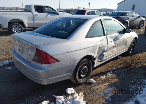2003 Honda Civic Lx z USA, uszkodzony, nr VIN 1HGEM21523L023008